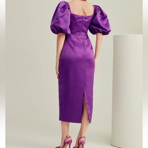 Purple puffy dress size L